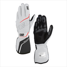 OMP Racing IB0-0779-A01-373-XL - TECNICA GLOVES FIA 8856- 2018 WHITE / ANTHRACITE