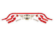 BMR SB401R - 64-67 GM A-Body 1.25in Hollow 2-Hole Adjustable Front Sway Bar Kit - Red