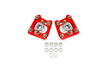 BMR WAK740R - 94-04 Ford Mustang Steel Caster Camber Plates - Red