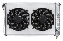 Cold Case Radiators CHV718AK - 77-82 Corvette Aluminum Radiator Dual 12 Inch Fan Kit