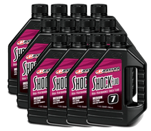 Maxima Racing Oils 58901M - Racing Shock Fluid Medium 7wt. Case 12x1L
