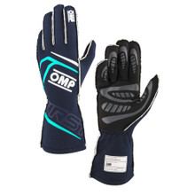 OMP Racing IB0-0776-B01-248-M - FIRST GLOVES FIA 8856-20 18 MY2025 NAVY BLUE / TI