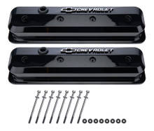 Proform 141-847 - SBC Valve Covers Slant Edge Liquid Black
