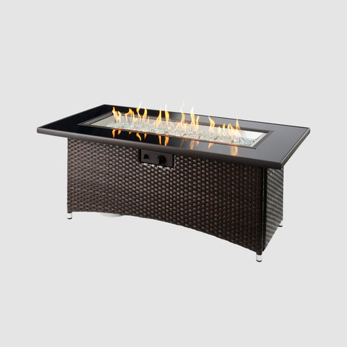 Outdoor GreatRoom Balsam Montego Linear Gas Fire Pit Table