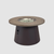 Outdoor GreatRoom Cirvalo 48" Round Gas Fire Pit Table with Fossil Brown Top & Brown Base 