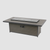 Outdoor GreatRoom Kenwood Linear Chat Height Umber Brown Gas Fire Pit Table