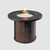 Outdoor GreatRoom Brown Stonefire Round Gas Fire Pit Table