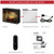 Includes glass, plug, remote
