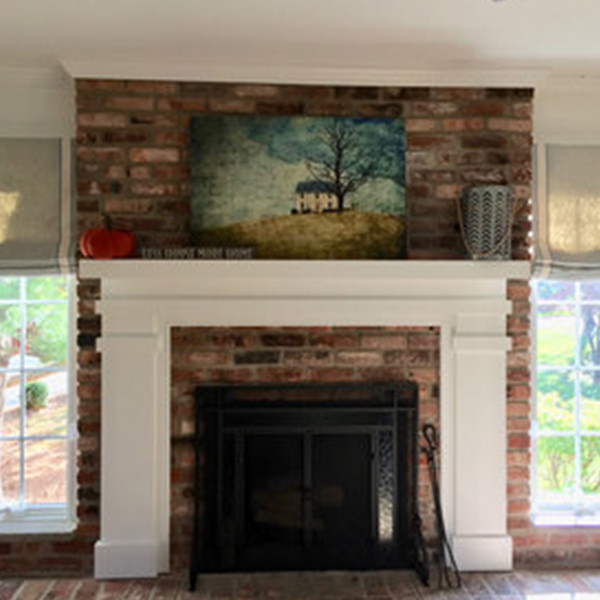 Bridgewater Fireplace Mantel Standard Sizes Mcabr1su 48
