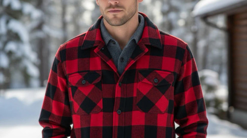 Built Entirely FrostEdge Premium Men’s Flannel Shirt – Best Winter Casual Comfort