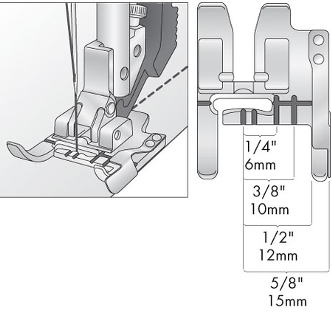 Seam Guide Foot for IDT™ System