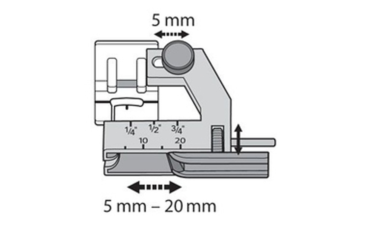 Husqvarna Viking Adjustable binder bias