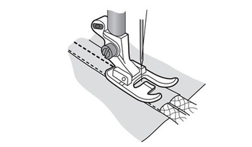Husqvarna Viking Double welt cord foot Husqvarna Viking Double welt cord foot