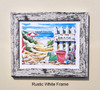 To the Beach framed in a Rustic White Frame - copyright Donna Elias.