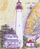 Cape May Lighthouse Sea Chart