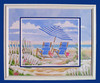 Oceanview Two Custom Framed 24" x 30" with Dimensional Matting