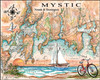 Charting Mystic, Ct. by Donna Elias