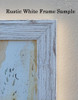 Rustic White Frame Sample
