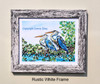 Sample of Rustic White Frame
Blue Herons - copyright Donna Elias