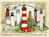 Del Mar Va Sea Chart Collage copyright Donna Elias