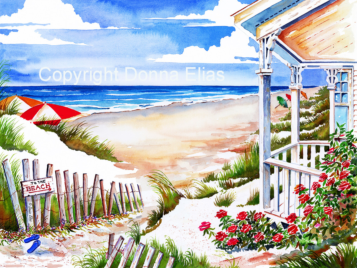 o the Beach Cottage copyright Donna Elias.