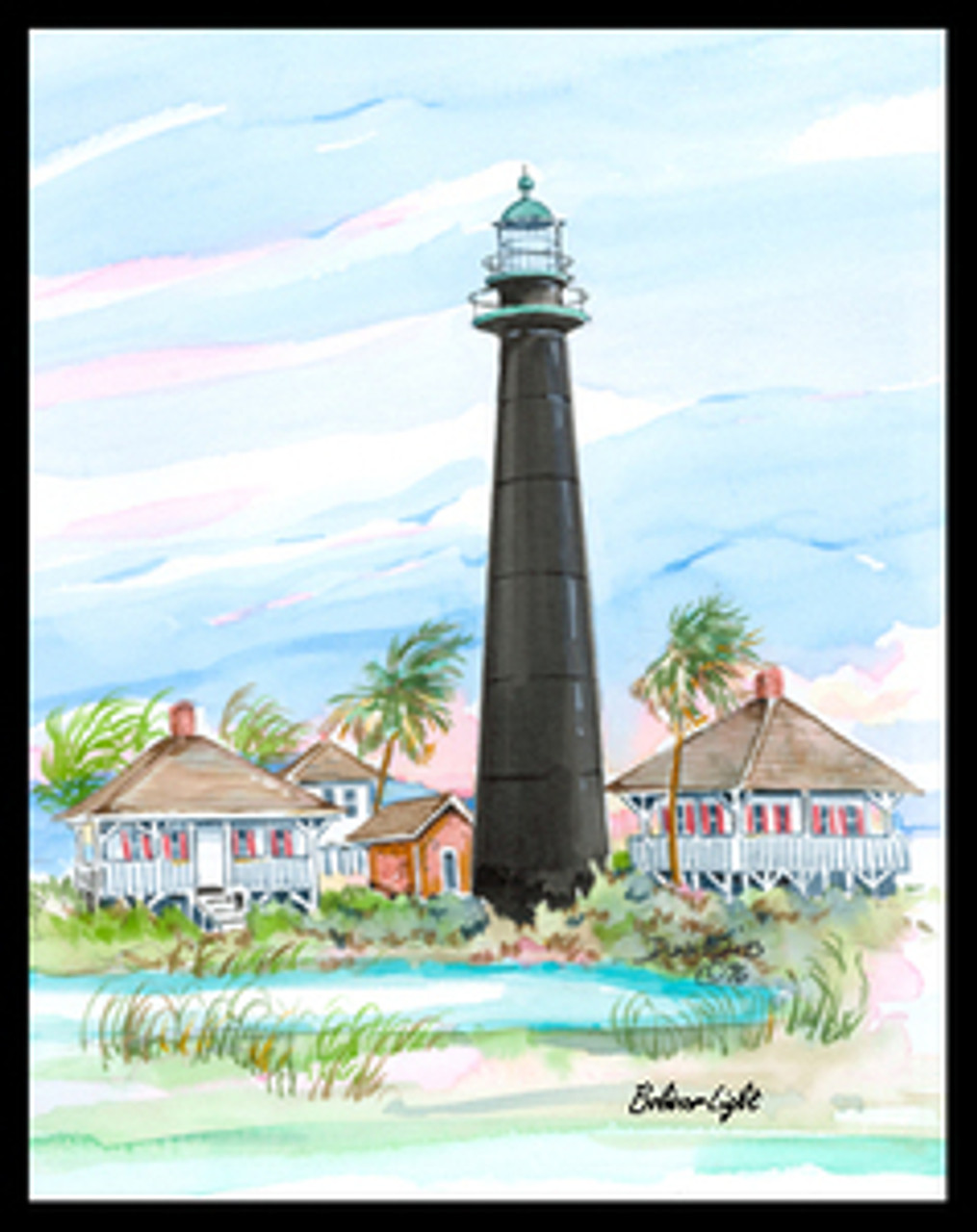Bolivar Lighthouse by Donna Elias
