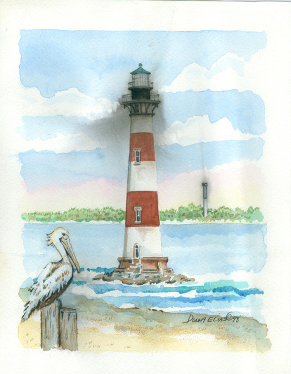 lighthouse painting