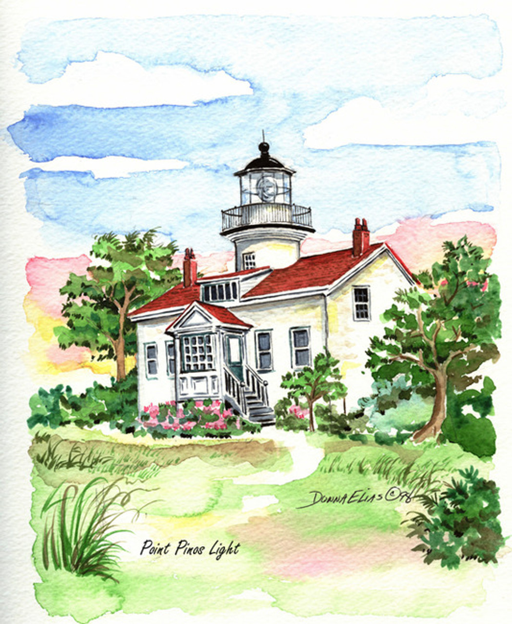Point Pinos Lighthouse copyright Donna Elias