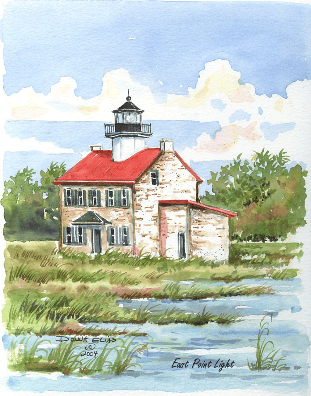 East Point Lighthouse by Donna Elias