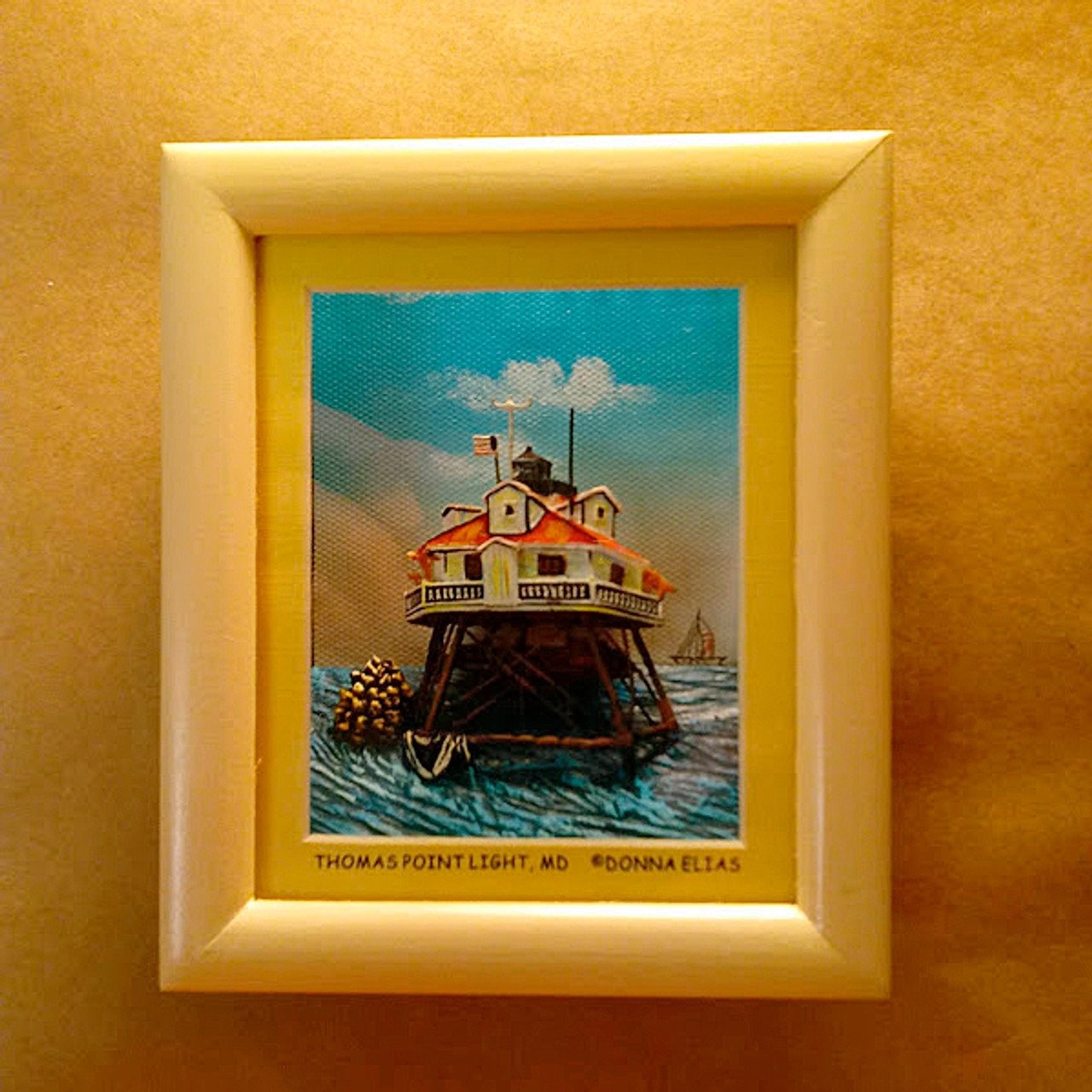 Thoas Point Lighthouse - 3D Shadow Box