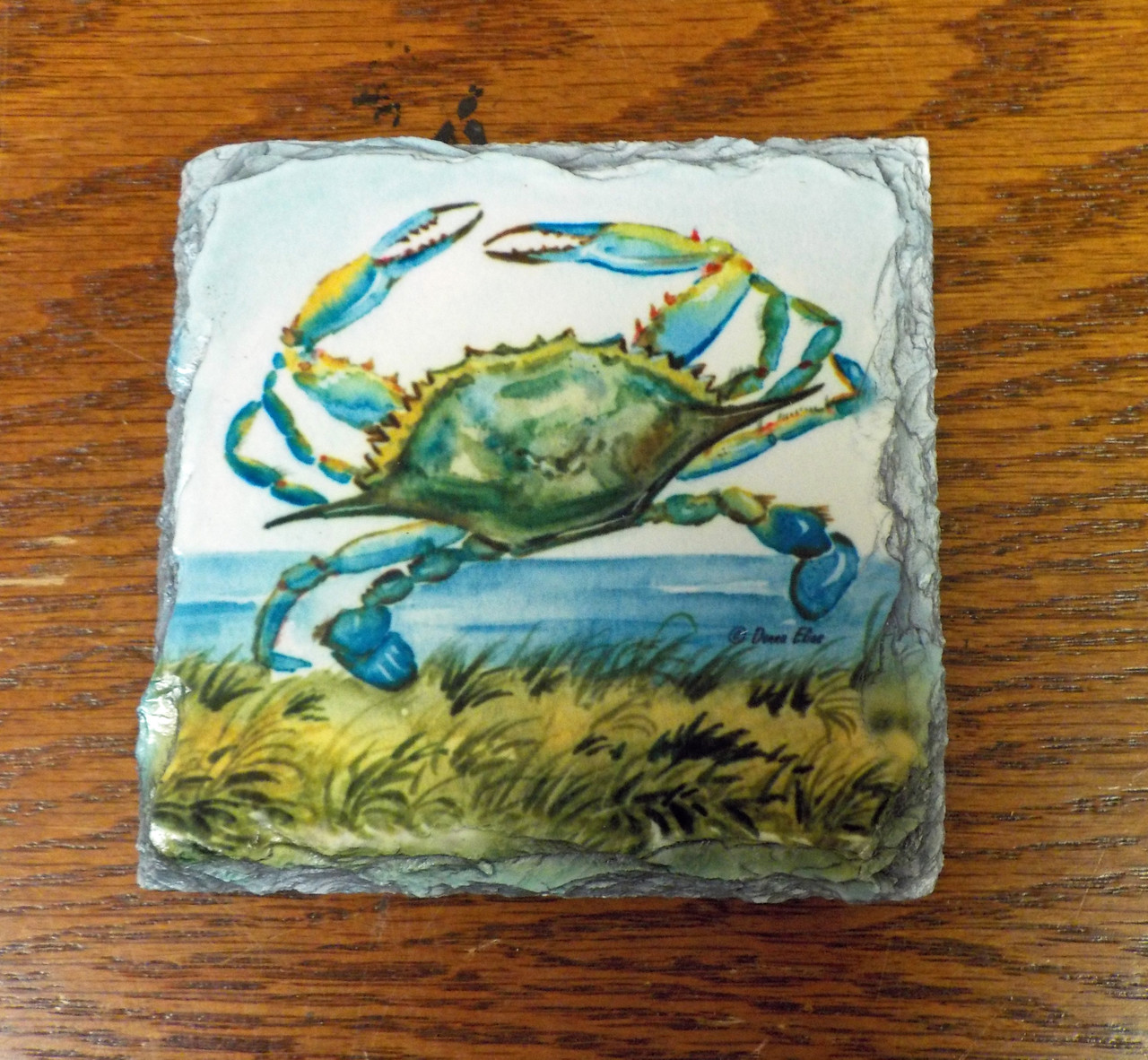 blue drink coasters