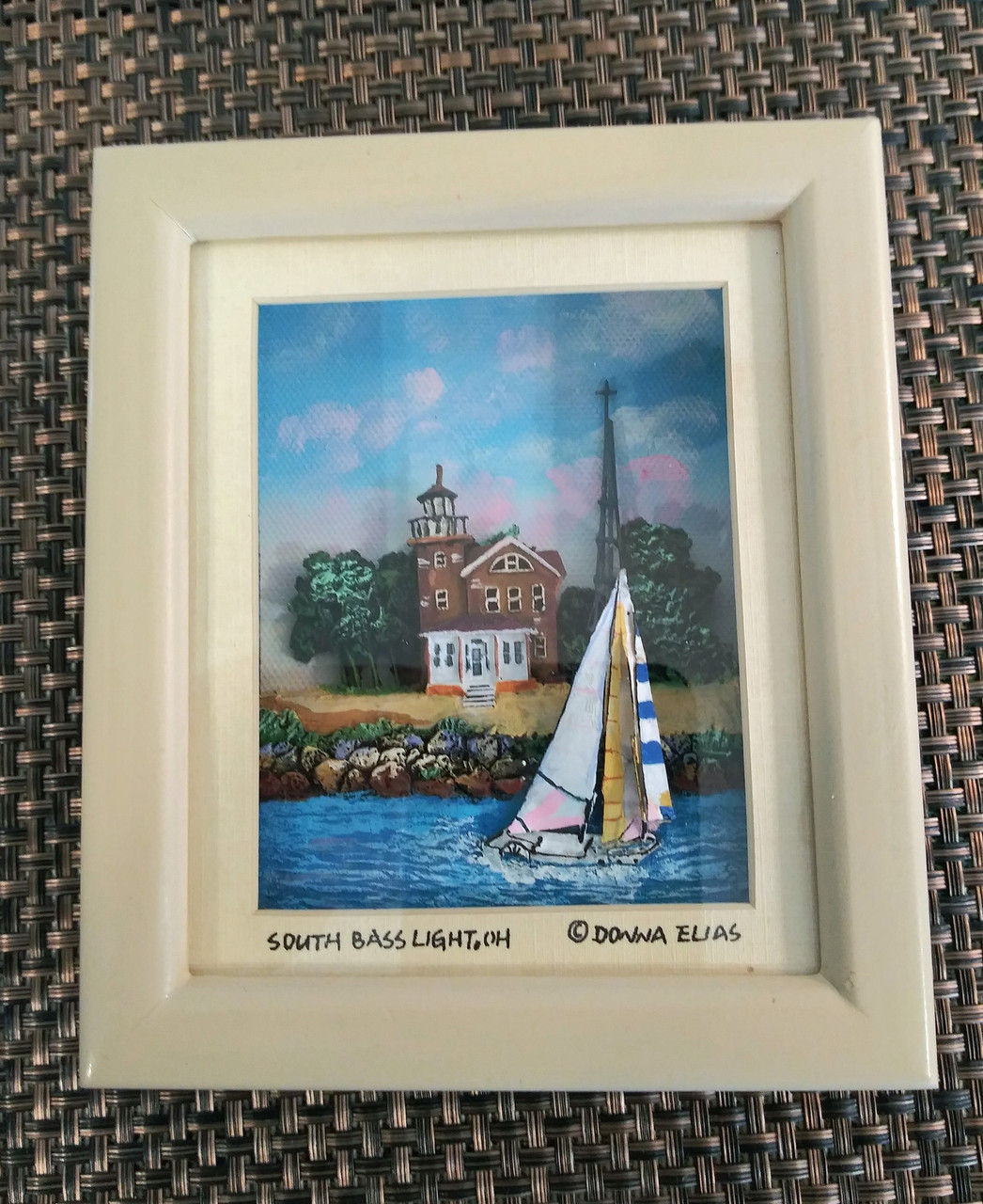 South Bass Lighthouse - 3D Shadow Box