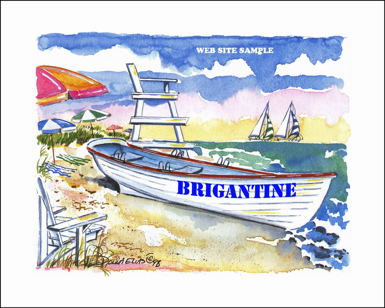 Brigantine Surfboat copyright Donna Elias