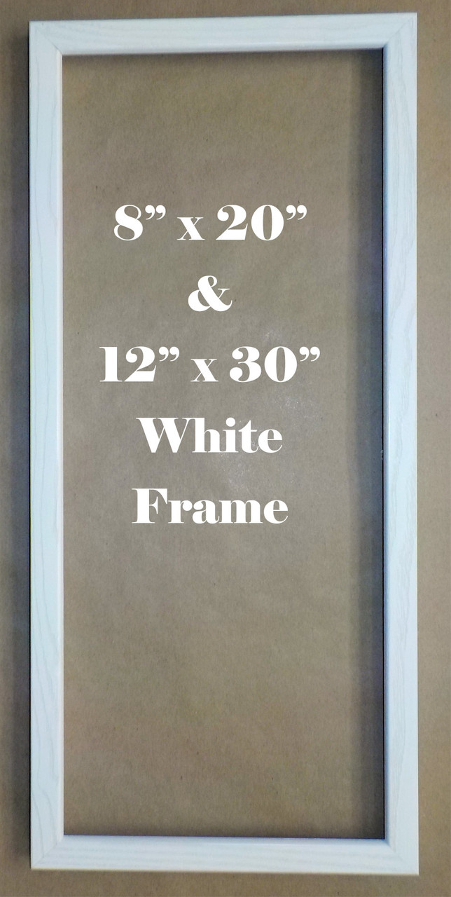 White Wood frame available for all for sign post pictures.