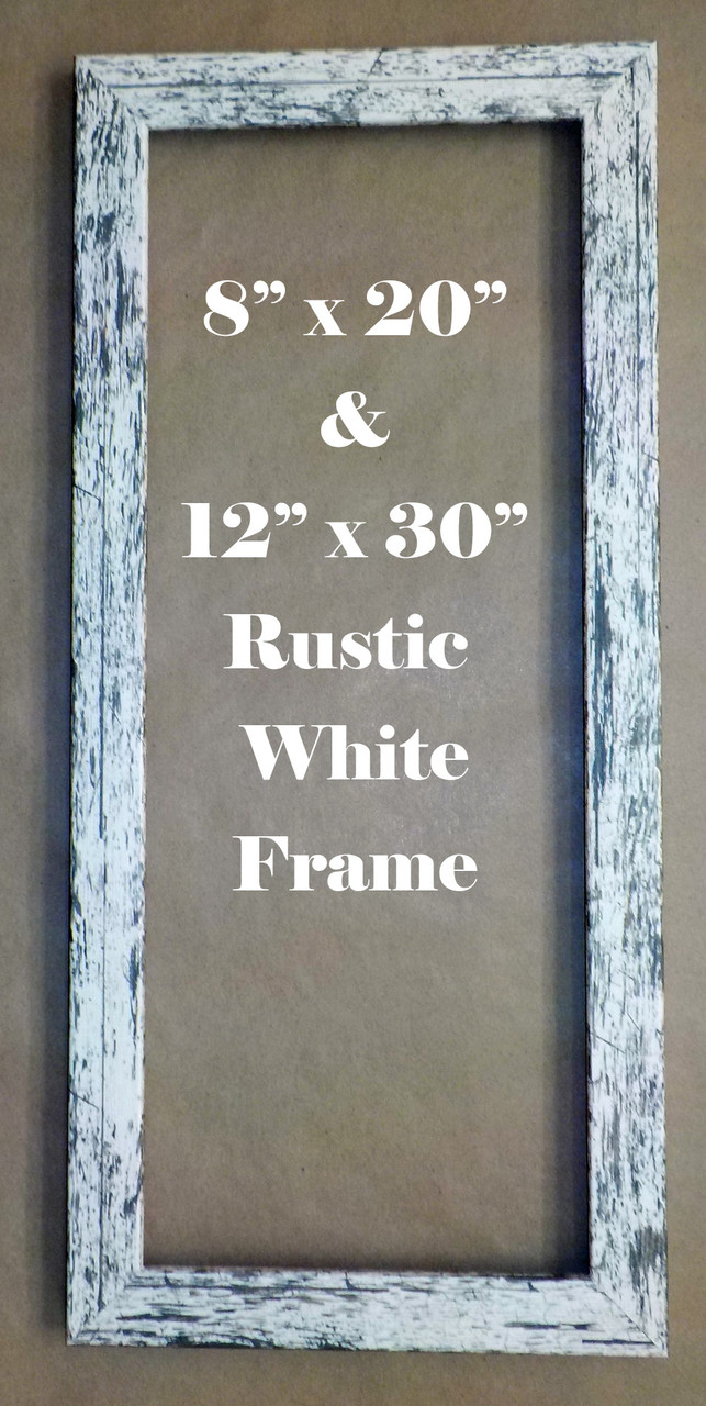 Rustic White (gray and white) frame available for all for sign post pictures.