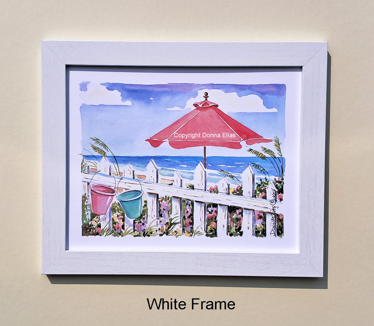 White Frame Sample.