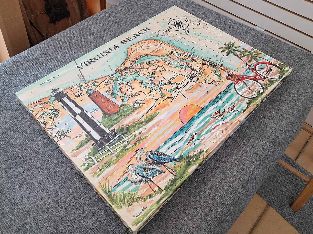 Charting Virginia Beach copyright Donna Elias.