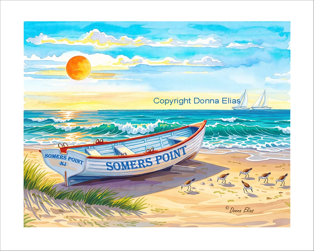 Somers Point Surfboat copyright Donna Elias