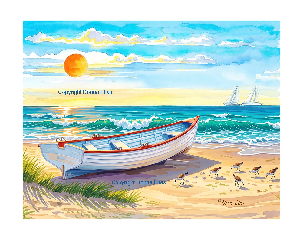 Surfboat Serenity Two copyright Donna Elias