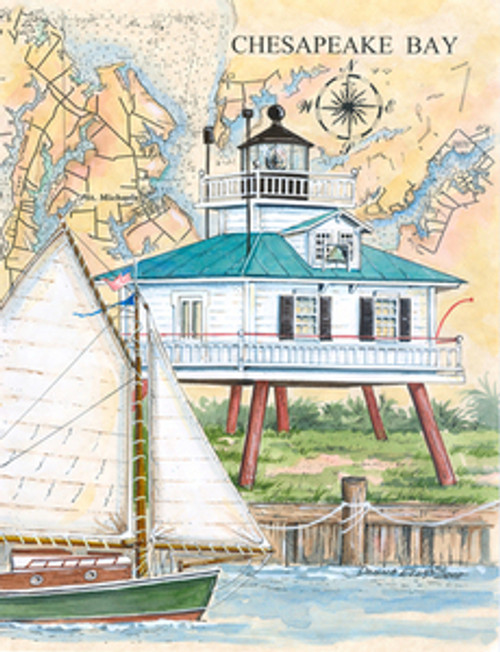 Hooper Strait Lighthouse by Donna Elias