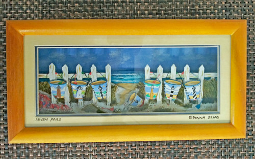 Seven Pails - 3-D Shadow Box Panorama