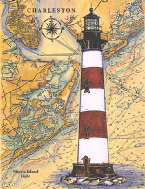 Morris Island Lighthouse Sea Chart