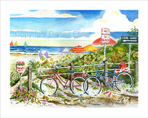 No Bikes on Beach copyright Donna Elias