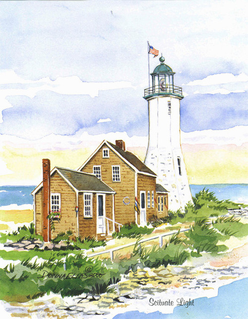 Scituate Lighthouse Donna Elias Studios Llc Scituate Lighthouse Donna Elias Studios Llc