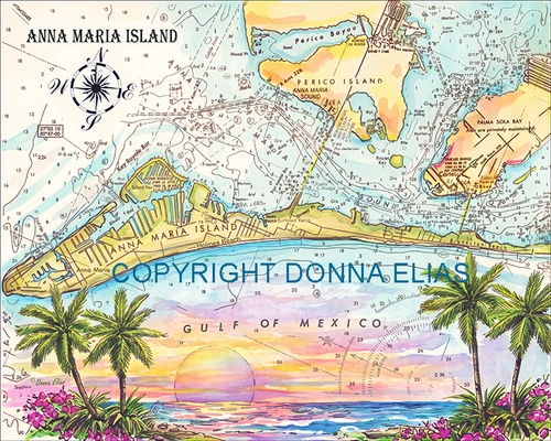 Charting Anna Maria Island copyright Donna Elias