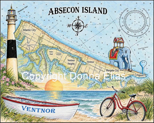 Charting Absecon Island - Ventnor City