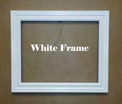 8" x 10" White Picture Frame