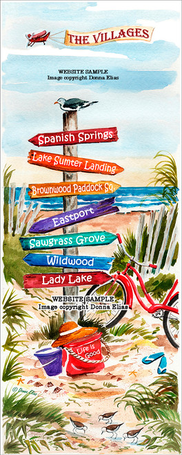 The Villages Signpost / Donna Elias