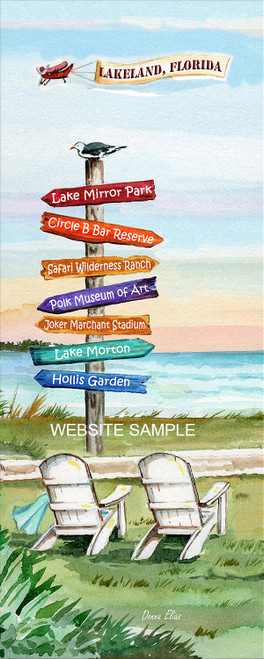 Lakeland Signpost by Donna Elias