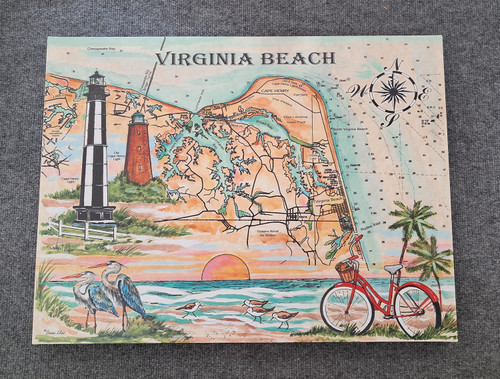 Charting Virginia Beach copyright Donna Elias.